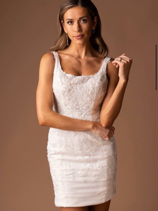 Boda Bridal Dresses & Skirts - SPARKLE! SPARKLE! SPARKLE! Boda Bridal Gemma II Mini Bridal Dress Kleinfeld